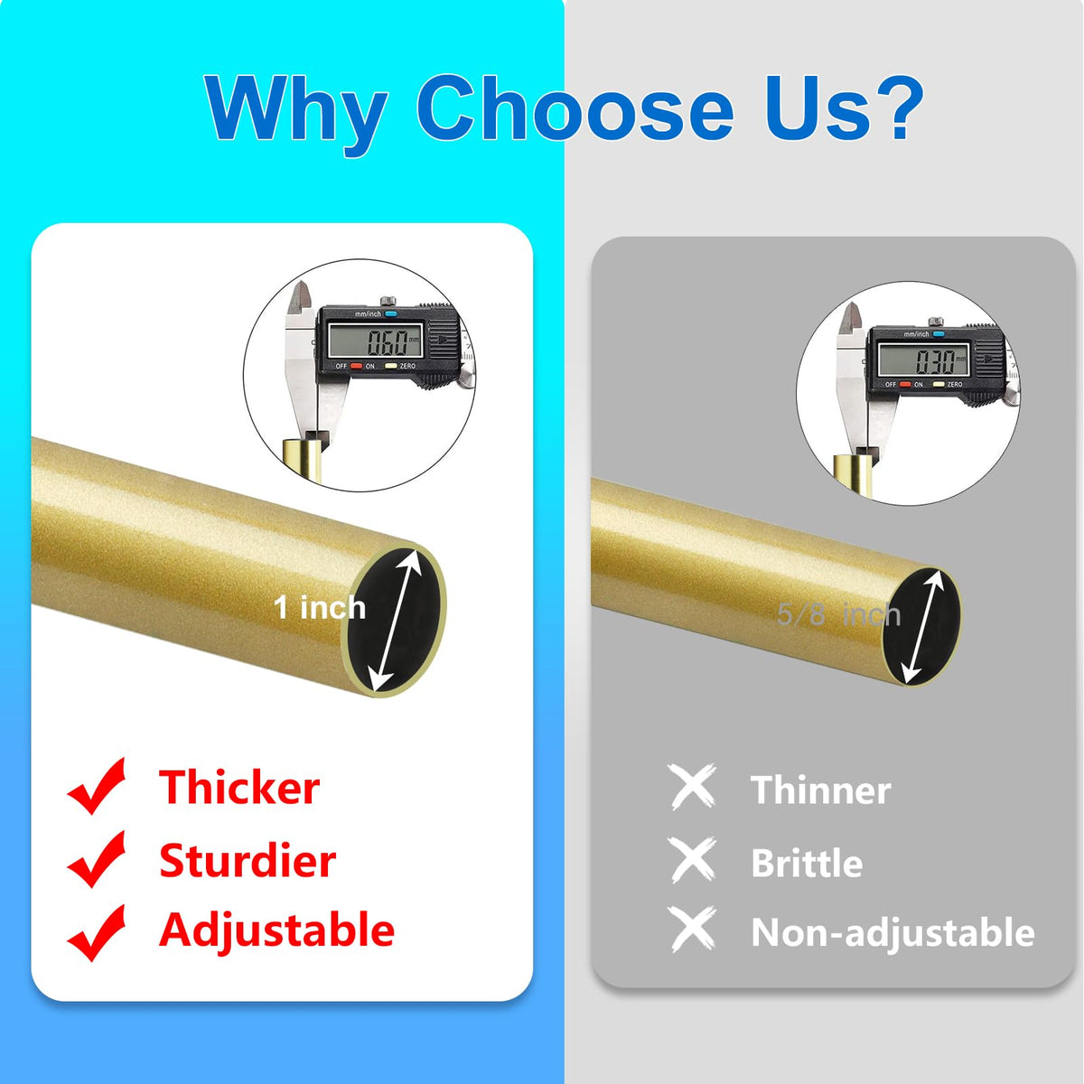 Byondeth curtain-rod easy-installation-guide helps diy installation in minutes.