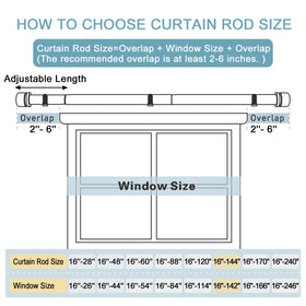 Byondeth curtain-rod sturdy-50lb-capacity demonstrates strong support for heavier drapes.
