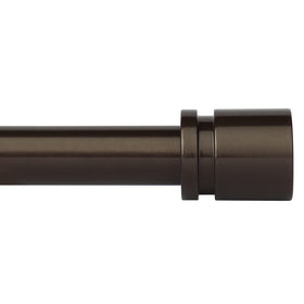 Byondeth curtain rod showing adjustable length for a precise fit