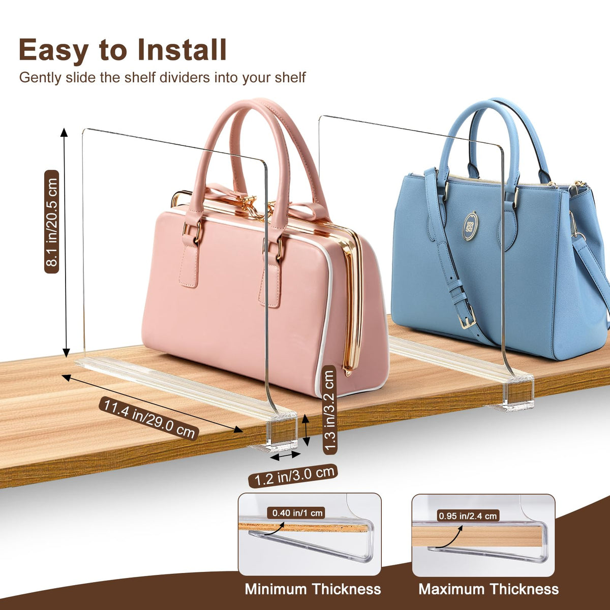 BYSOQIJAH rounded corners prevent snagging and protect fabrics.