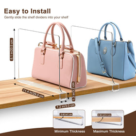 BYSOQIJAH rounded corners prevent snagging and protect fabrics.