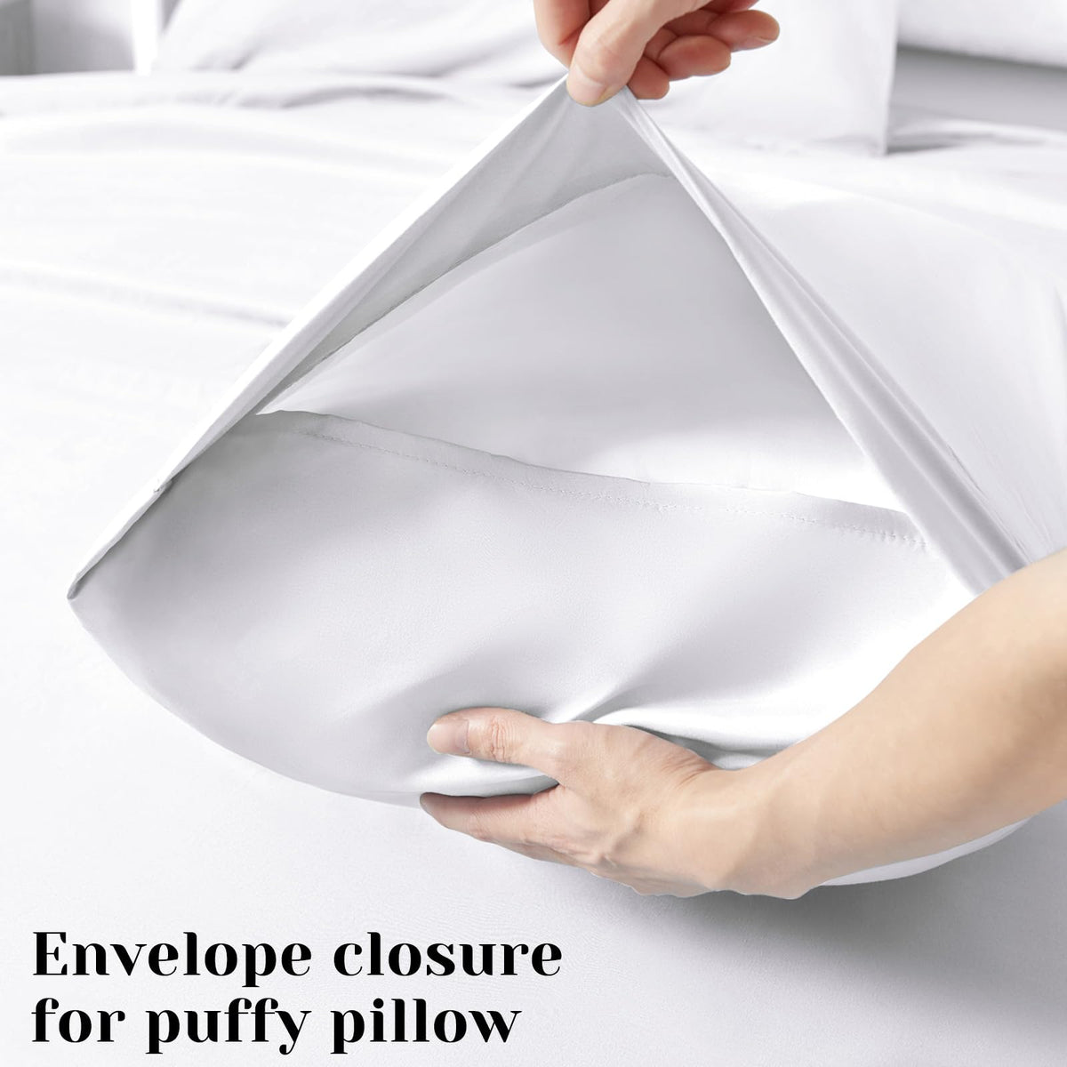 BYSURE fabric close-up shows double-brushed microfiber softness.