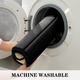 BYSURE machine washable fabric close-up and care indicator.