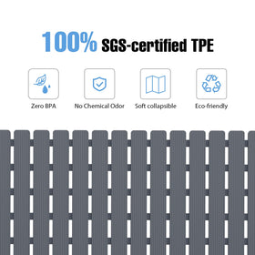 BYTANA shower mat BPA-free TPE material for safe bathroom use.