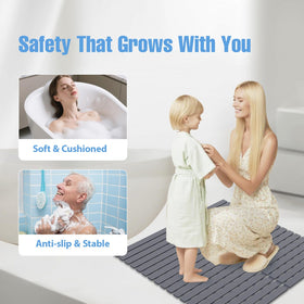 BYTANA shower mat long-lasting grip for daily bathroom use.