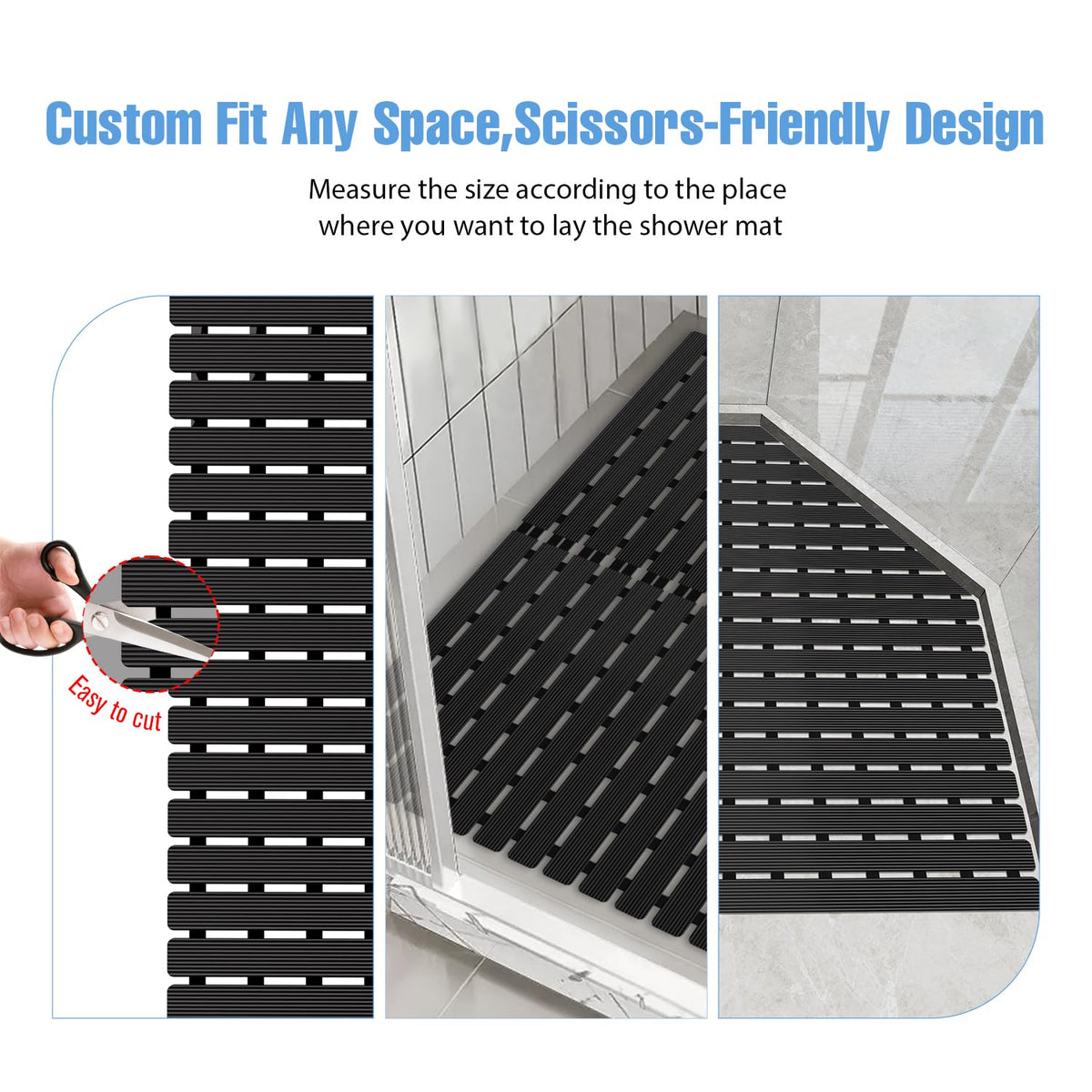BYTANA machine-washable mat stays clean with cold wash