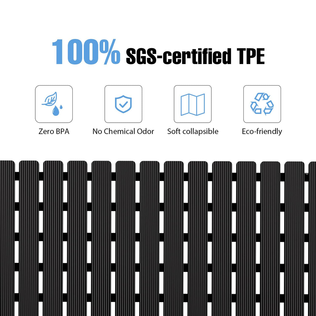 BYTANA SGS-certified TPE mat combines safety with durable grip
