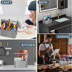 BYUNER dorm toiletry caddy with easy-clean design for quick maintenance.