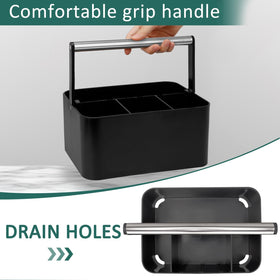 BYUNER shower caddy drainage holes keep items dry and clean