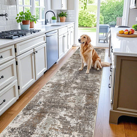 BYYVOO hallway runner 3x10 with non-slip backing prevents slips in entryways.