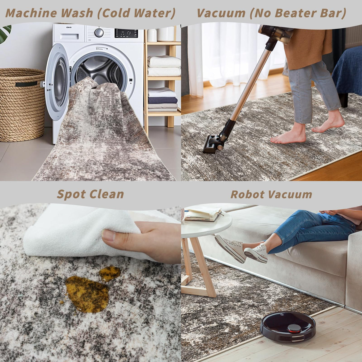 BYYVOO kitchen entryway rug suited for high-traffic areas