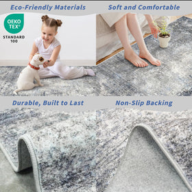 BYYVOO long 10ft kitchen runner guides traffic through narrow spaces