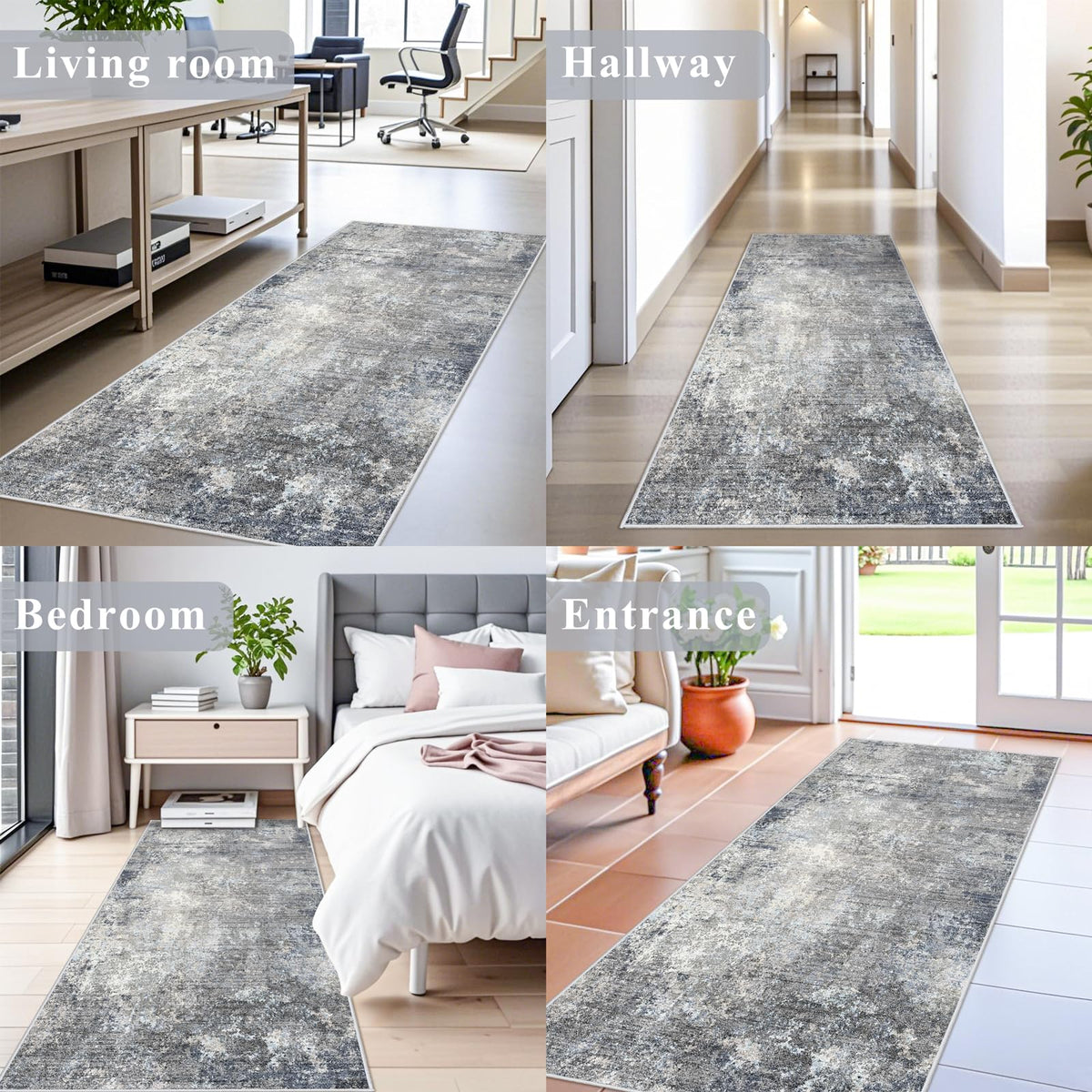 BYYVOO machine-washable runner ensures easy cleaning while maintaining form.