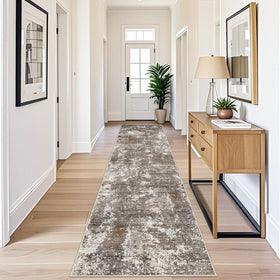 BYYVOO neutral brown beige runner complements any decor