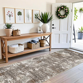 BYYVOO washable hallway rug fabric ideal for busy homes