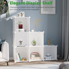 C&AHOME 6-cube wardrobe setup maximizes closet space.