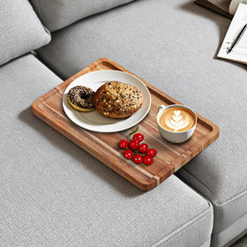 CABALAY Lightweight couch tray is easy to position anywhere.