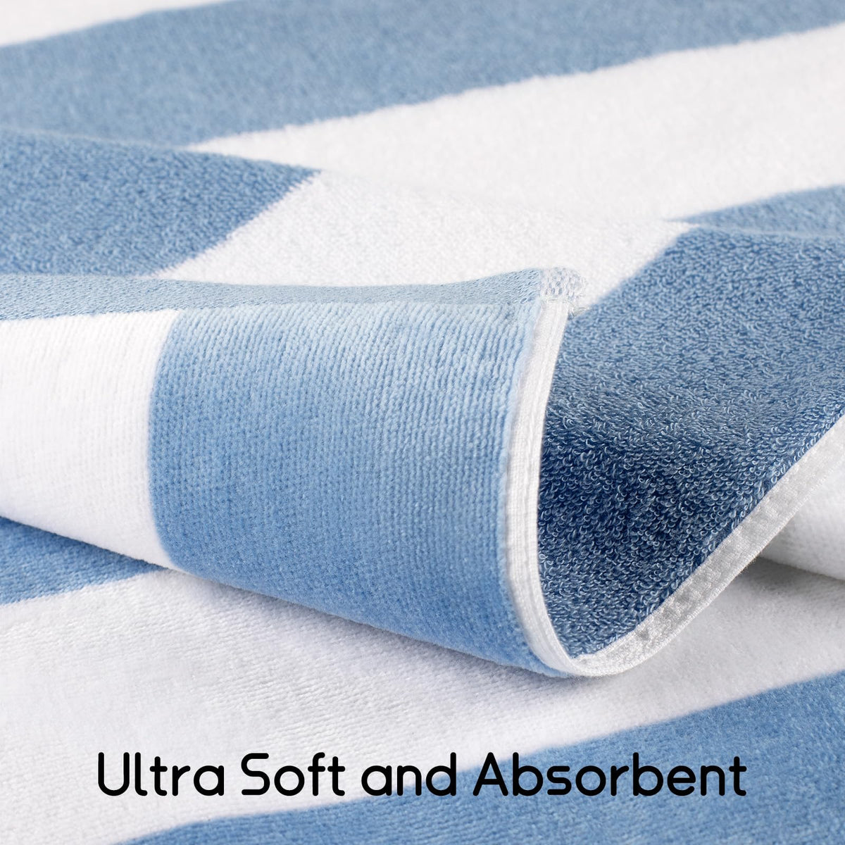 cabanana cut-pile surface towel showing plush soft feel