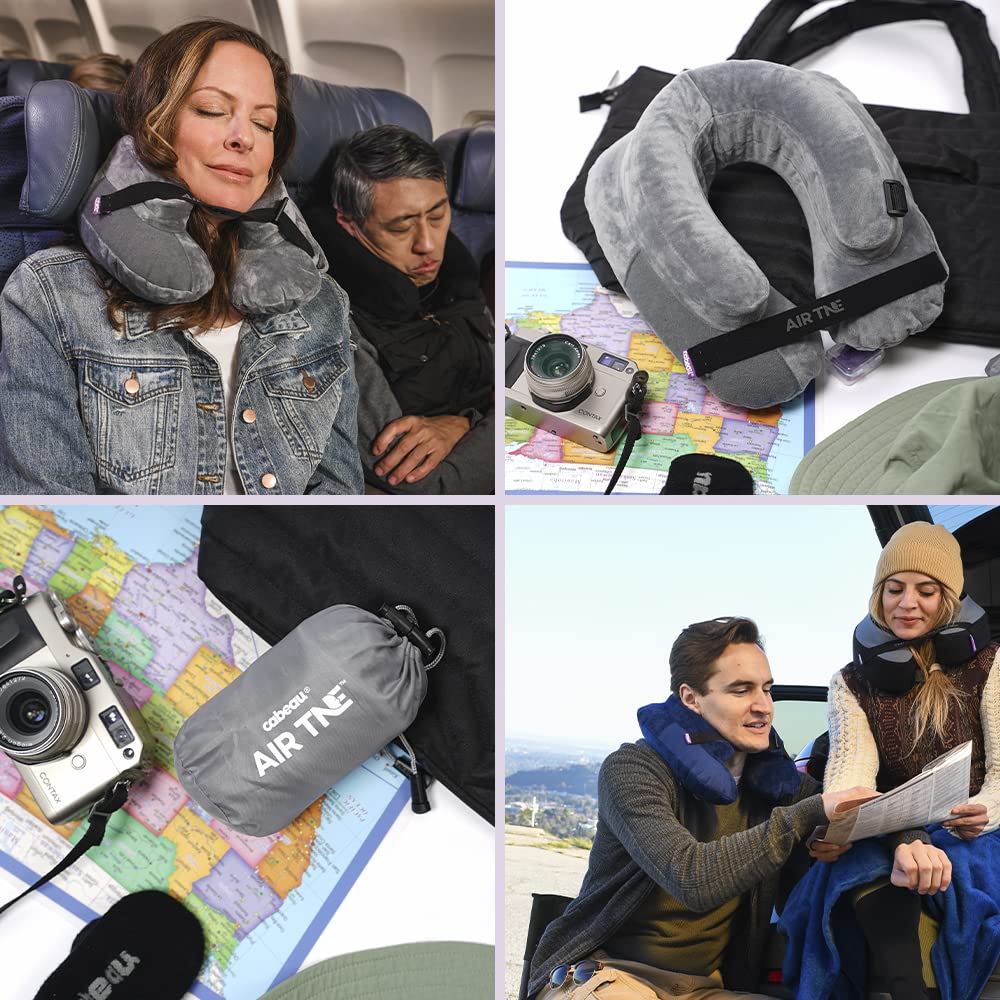 Cabeau Air TNE compact design fits easily in bags and purses.