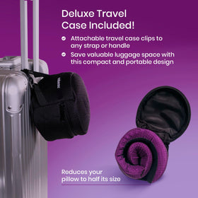 Cabeau Evolution Cool neck pillow pivot toggle ensures proper fit.