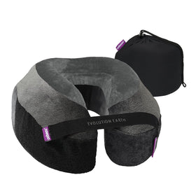 Cabeau Evolution Earth Deluxe Wind pillow with 360° neck support for travel.