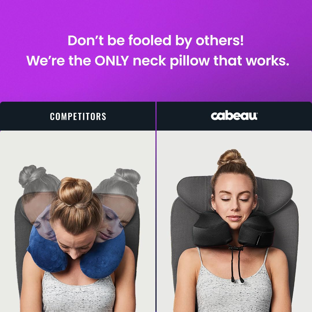 Cabeau Evolution S3 compression carry case enables ultra-compact packing.