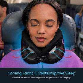Cabeau Evolution X cooling vents promote airflow during flight.