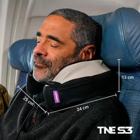 Cabeau TNE S3 compact size for easy stowing in luggage.