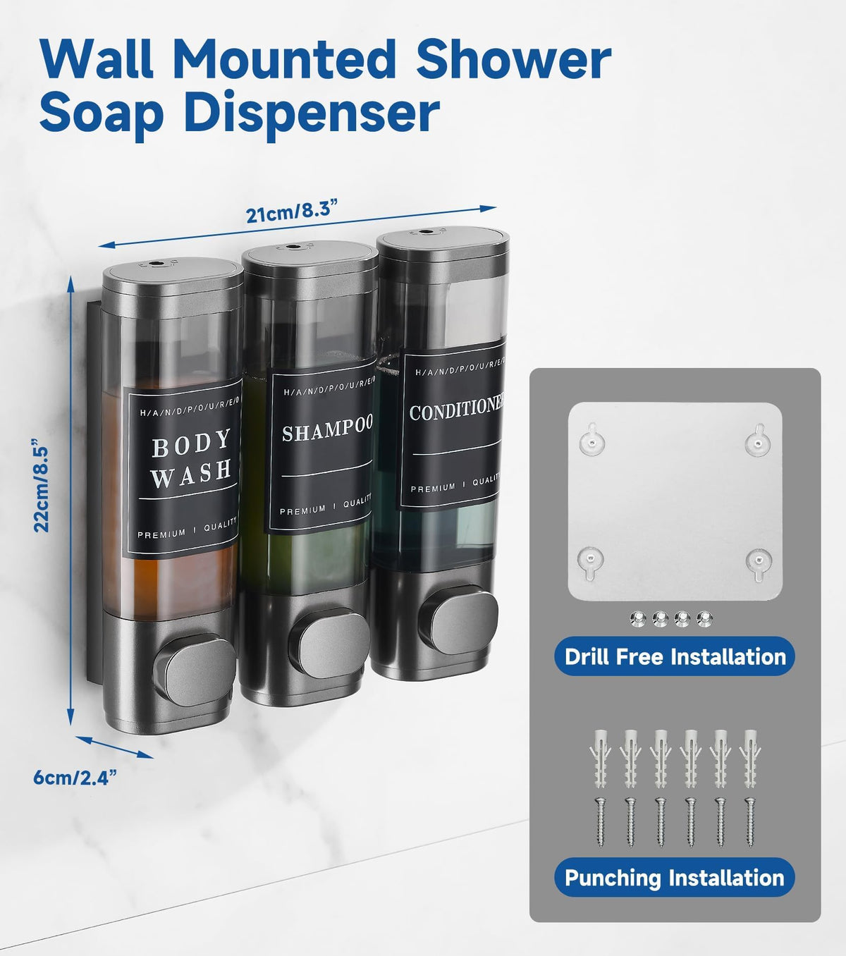 Cabo Deseado round push button delivers smooth dispensing for quick use
