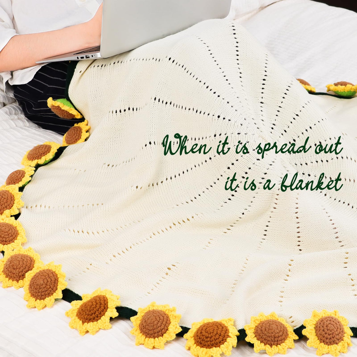 Cagulax sunflower blanket ideal teacher, mom, or sister gift