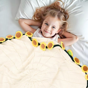 Cagulax sunflower blanket portable comfort for travel and cozy evenings