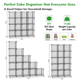 C&AHOME cubes configured as a compact storage display.