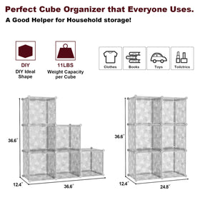 C&AHOME closet storage system keeps clothes organized and easy to access.