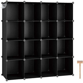 C&AHOME cube storage organizer assembly guide shows easy setup for flexible layouts