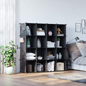C&AHOME cube storage organizer display wall showcases neat decorative storage