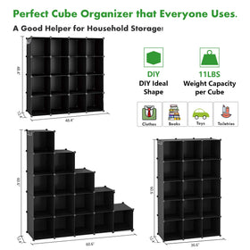 C&AHOME cube storage organizer key hook keeps essentials within reach
