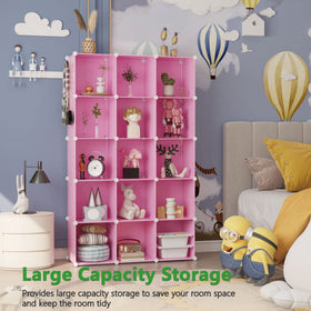 Cahome cube storage organizer with PP material and metal frame for stability