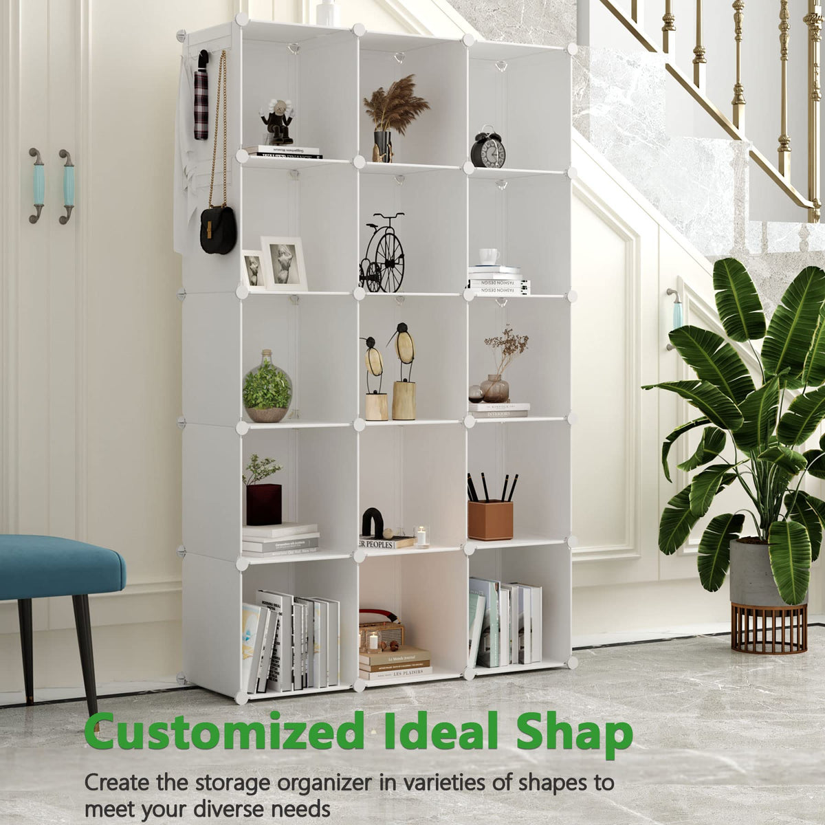 C&AHOME easy-assembly-instruction enables quick setup in any room.