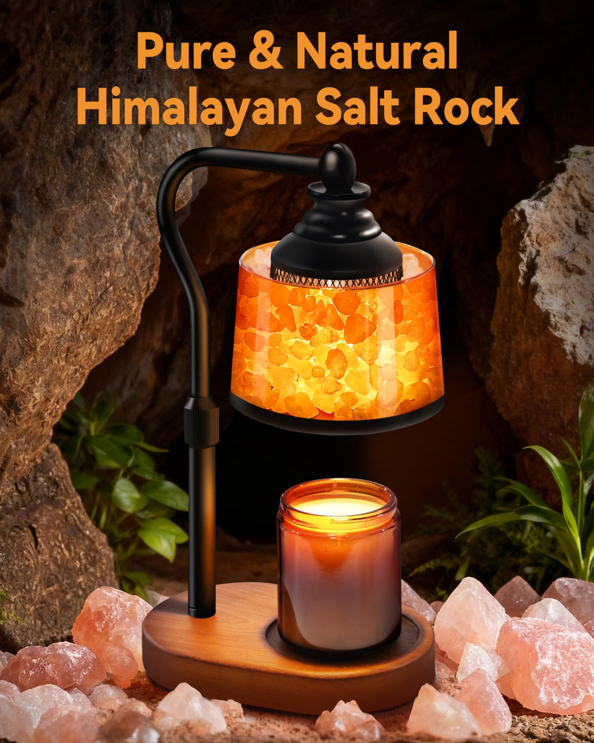 CaHomet dimmable light with timer enables customizable ambiance.