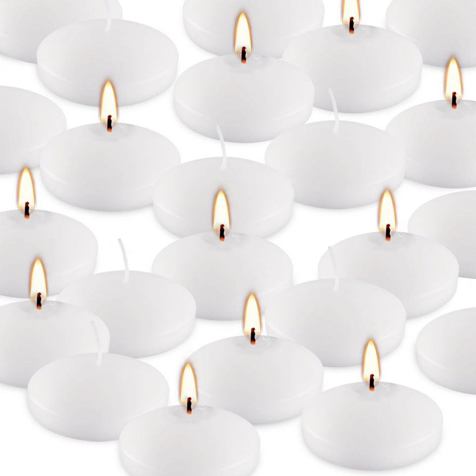 CAKETYCG 10-hour floating candle for durable, eye-catching wedding centerpieces.