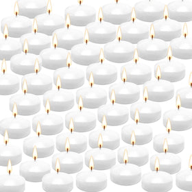 CAKETYCG 50 floating candles pack for serene water-centered arrangements.