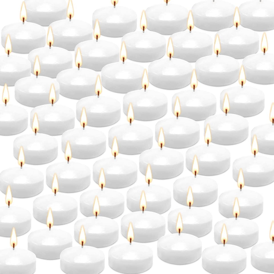 CAKETYCG 50 floating candles pack for serene water-centered arrangements.