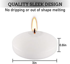 CAKETYCG bath tub candle adds peaceful water ambience with steady light.