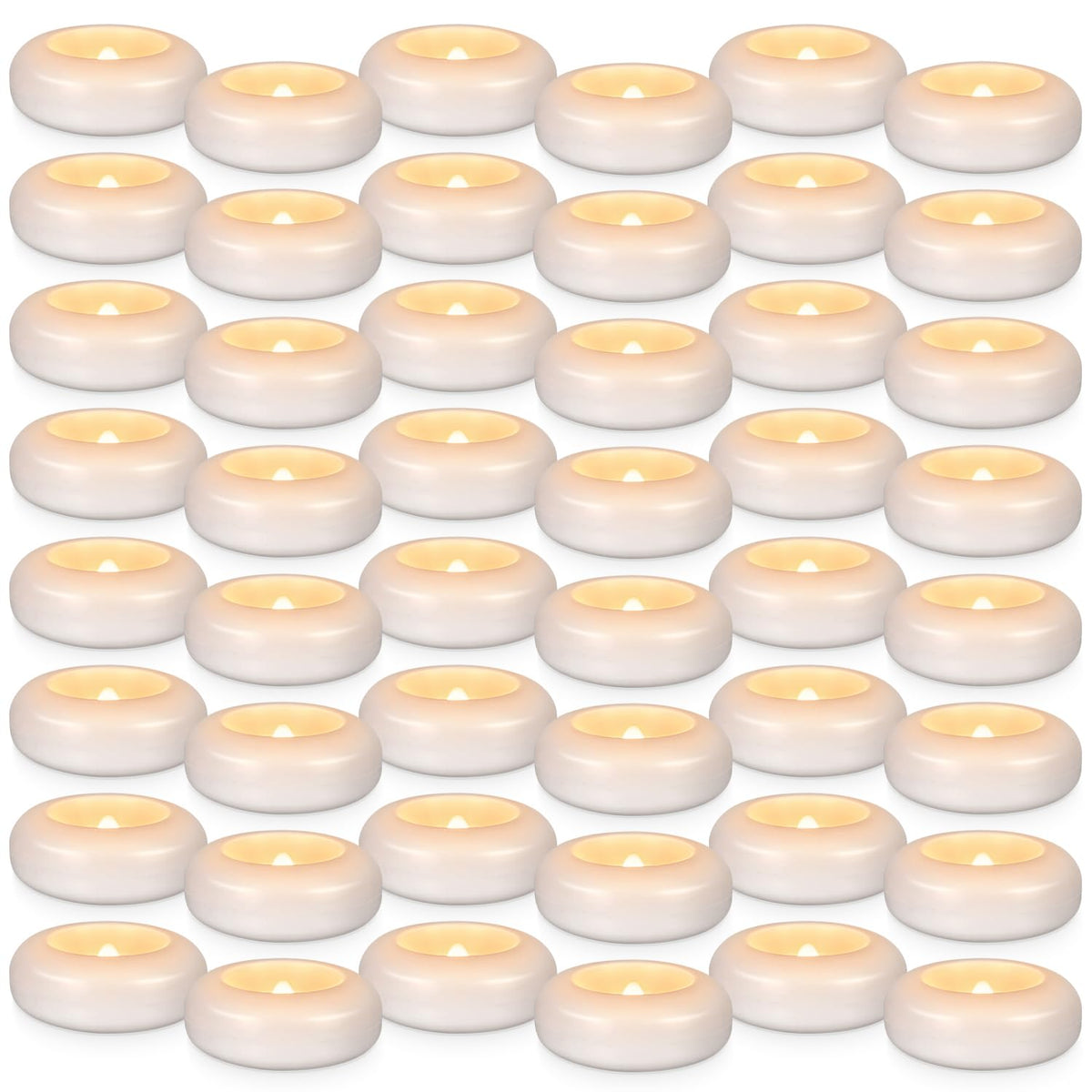 CAKETYCG safety LED tealight safe for families with kids and pets.
