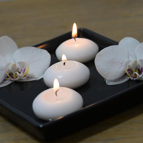 CAKETYCG smoke-free odorless candle ideal for water-based displays.