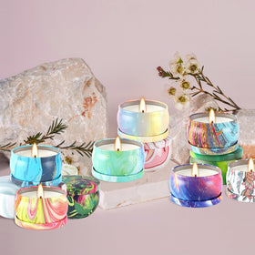 CAKETYCG soy wax with cotton wick delivers a clean, even burn.