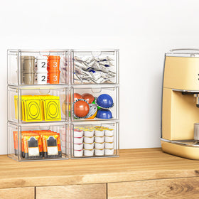 caktraie all-in-one home organizer fits across bathroom, vanity, and pantry.