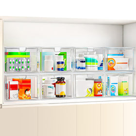 caktraie anti-slip silicone pads stabilize drawers during use.