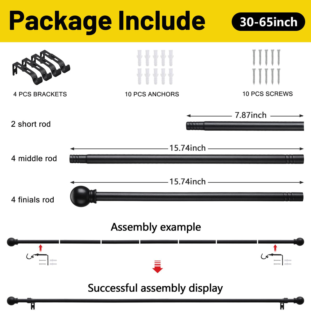 CALCHELE curtain rod in cafes and homes elevates window décor