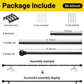 CALCHELE curtain rod in cafes and homes elevates window décor